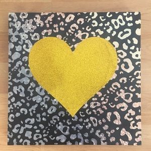 Heart canvas wall art /print